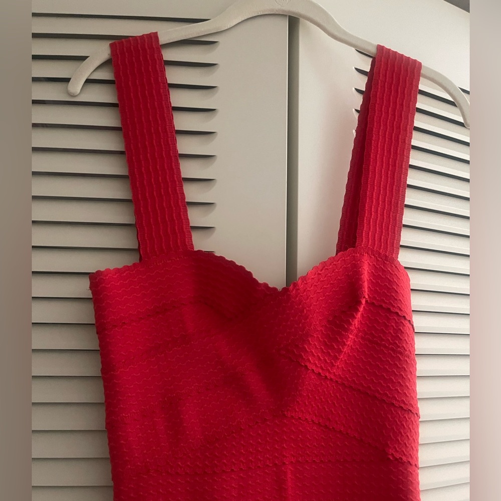 New Look Red Bandage Dress - Picture 4 of 9